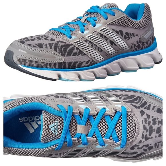 NIB Adidas Women's Powerblaze Running Shoes Training Sneakers Animal Print - Picture 3 of 4